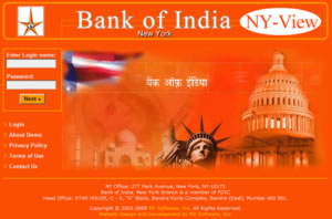 Bank of India - NY View
